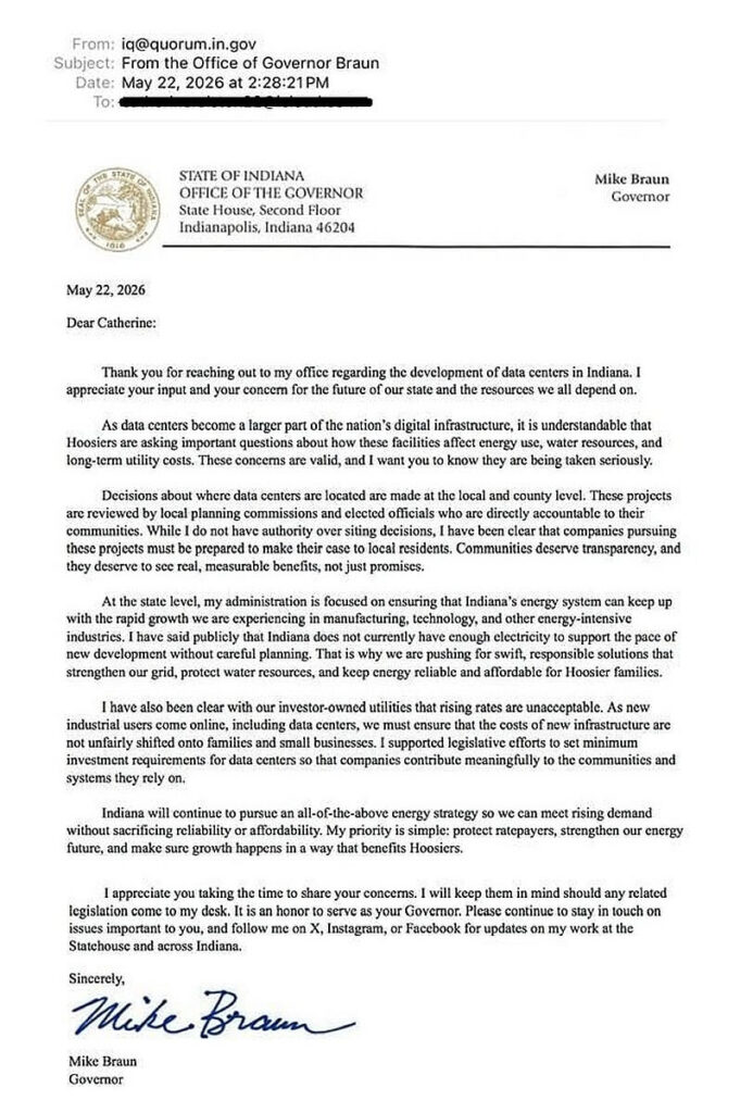 Brawn Response on Data Centers