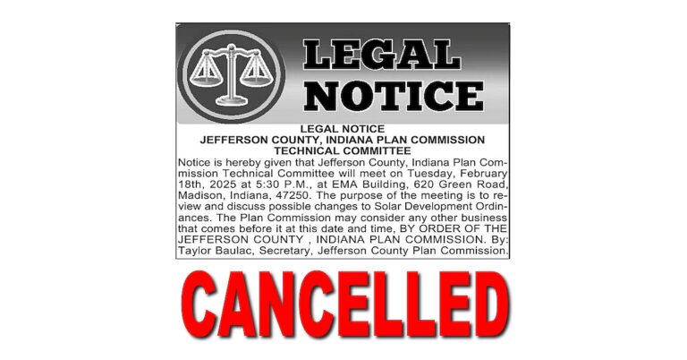 Tech Committee Meeting Cancelled on 2-18-25
