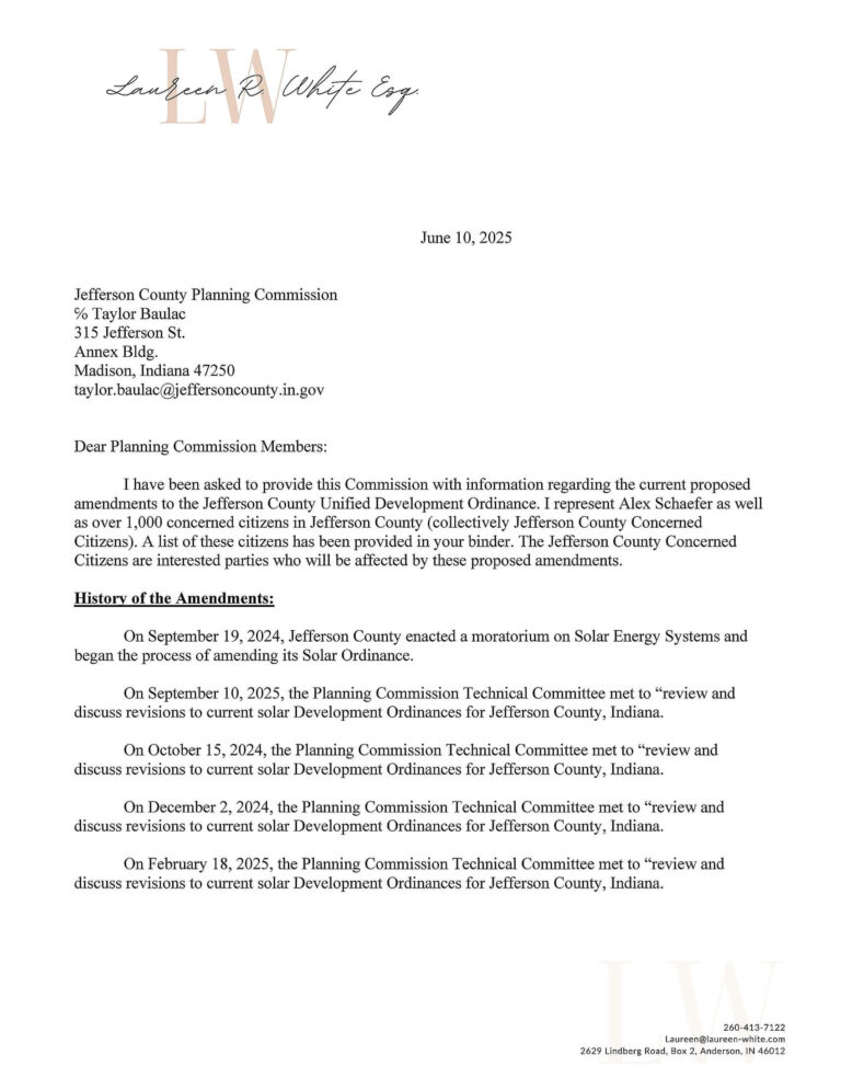 Citizens Jefferson County Ordinance Amendments