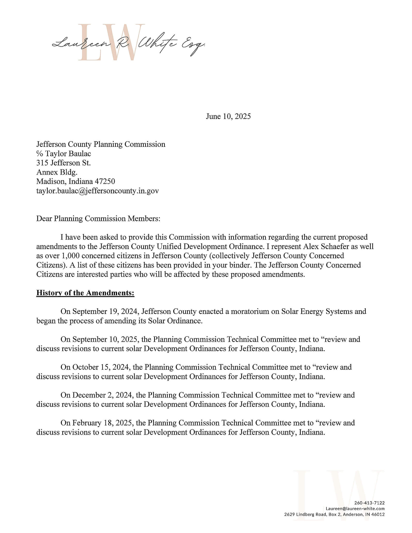 Citizens Jefferson County Ordinance Amendments