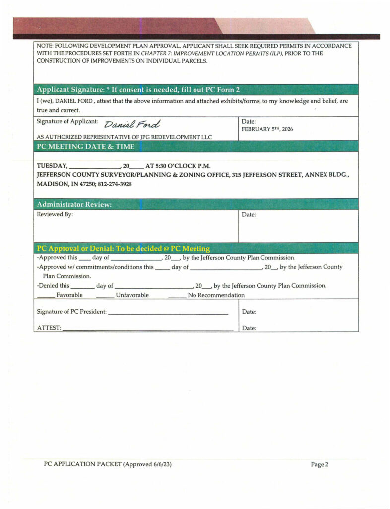 JPG Data Center Application Page 2
