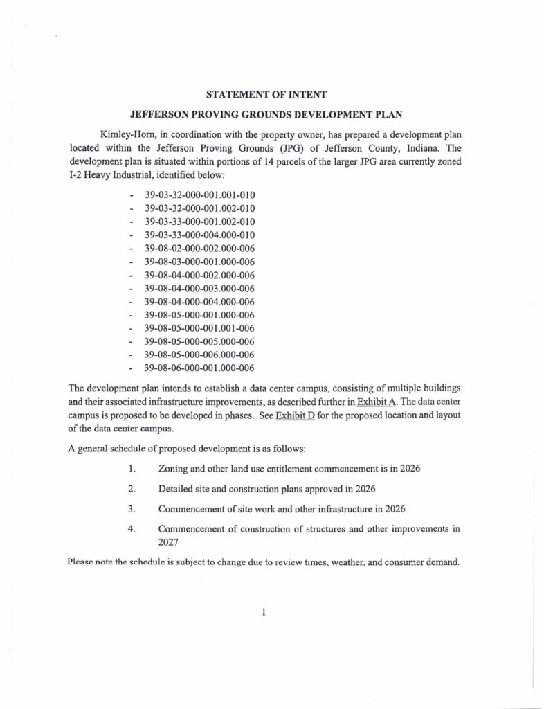 JPG Data Center Application Page 6