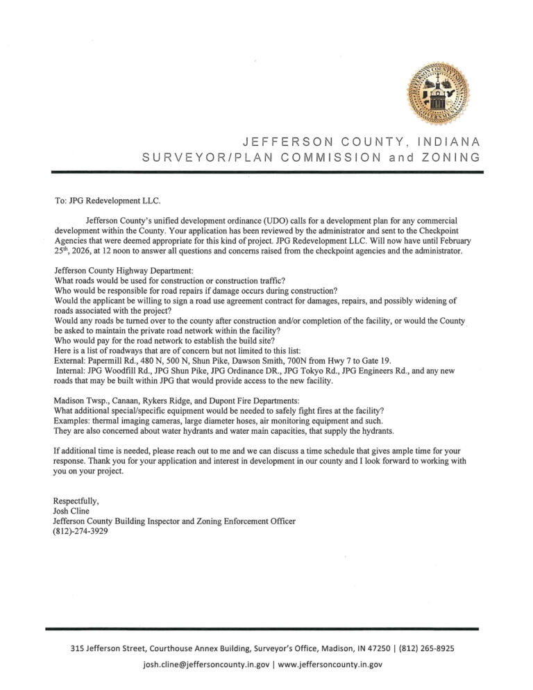 JPG checkpoint agency response questions