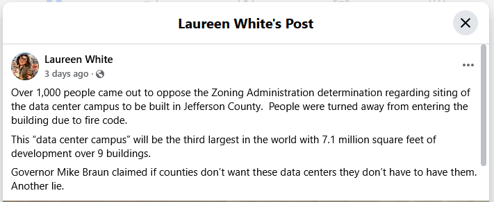 Laureen White Post