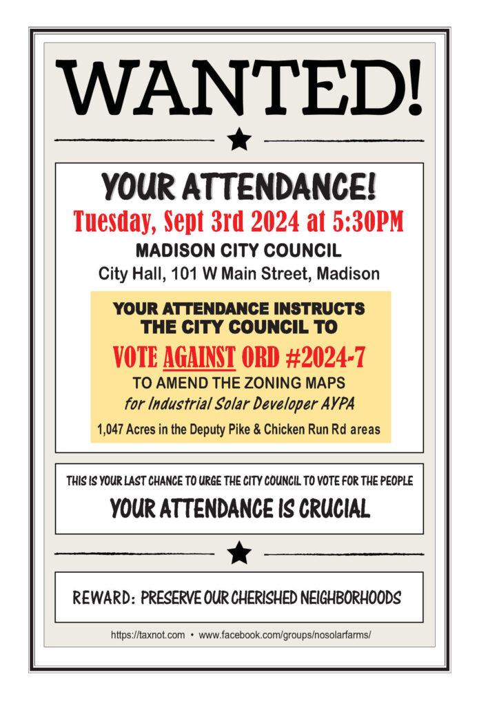 Wanted Your Attendance Flyer