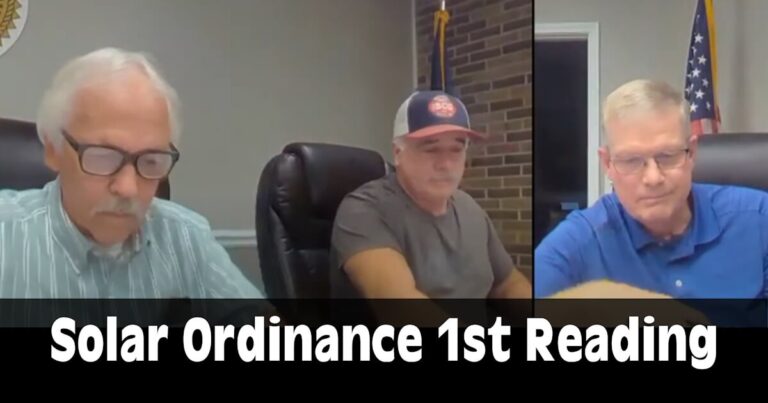 Commissioners Solar Ordinance 1st Reading