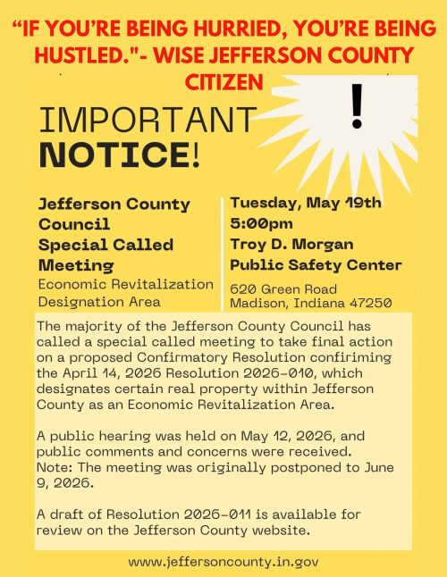 JCC Notice Special Meeting 5-19-2026