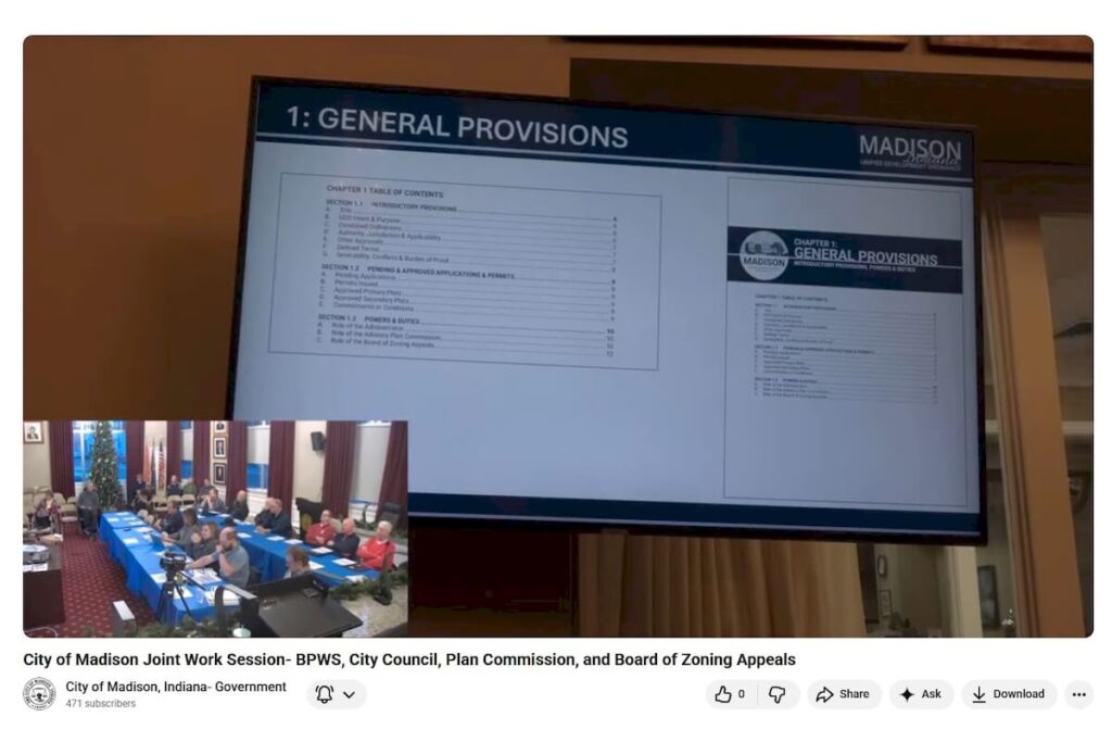 Madison Joint Work Session