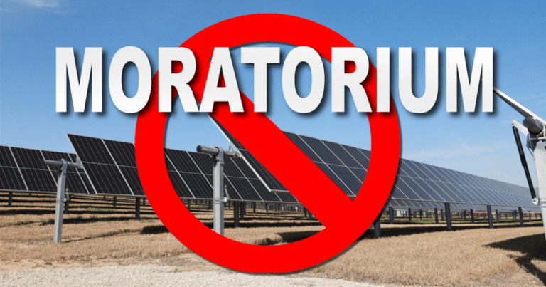 Moratorium on Commercial Solar
